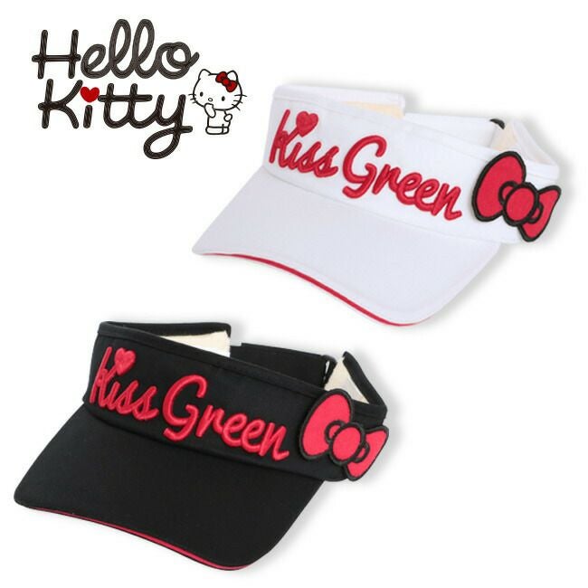 限定Hello Kittyコラボ☆キティちゃんリボン付きサンバイザー | キス
