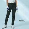【新作/送料無料】ゴルフウェアレディースパンツストレッチストレートパンツ千鳥格子フルレングス【S～3Lサイズ展開】ロングパンツ伸縮スリムフィットDカン付きベルトループスタイルアップ美脚キスオンザグリーンG0016