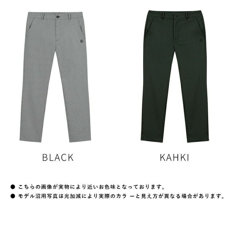 セール20％OFF/送料無料】ゴルフウェアメンズ 千鳥格子柄ストレッチ