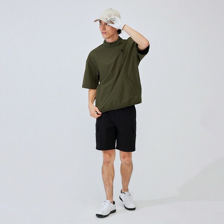 スムーズジップモックネックトップス