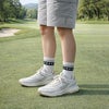 【疲れにくい靴下】ゴルフソックスメンズ靴下疲れにくい足裏パイルクルー丈ソックスKISSGREEN刺繍ロゴ入り厚手クッション性スポーツソックステニスランニングウォーキングシンプル2026SS新作おしゃれゴルフ小物スポーツウェアG0031