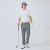 【新作/送料無料】ゴルフウェアメンズ半袖ワッフルモックネックトップス