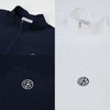 【新作/送料無料】ゴルフウェアメンズ半袖シアサッカーハーフジップトップス