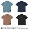 川崎志穂プロコラボ【新作・送料無料】ゴルフウェアメンズレディースユニセックスモックネックトップストレーニングストレッチ伸縮性ゴルフウェアMLLLチャコールスモーキーグリーンモカネイビーキスオンザグリーン