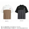 【新作・送料無料】ゴルフウェアメンズ配色モックネックトップストップスストレッチ伸縮性ゴルフウェアLLL3Lサンドベージュグリーンネイビーキスオンザグリーン父の日