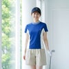 【新作/送料無料】ゴルフウェアレディースモックネック半袖