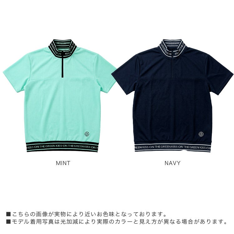 新作/送料無料】ゴルフウェア レディース 半袖 トップス ロゴリブ