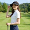 【UVPROTECTION】サンバイザー麦わら帽子レディースストローハット紫外線対策広つば日よけゴルフスポーツテニスアウトドアおしゃれかわいい上品蒸れないフリーサイズr5003