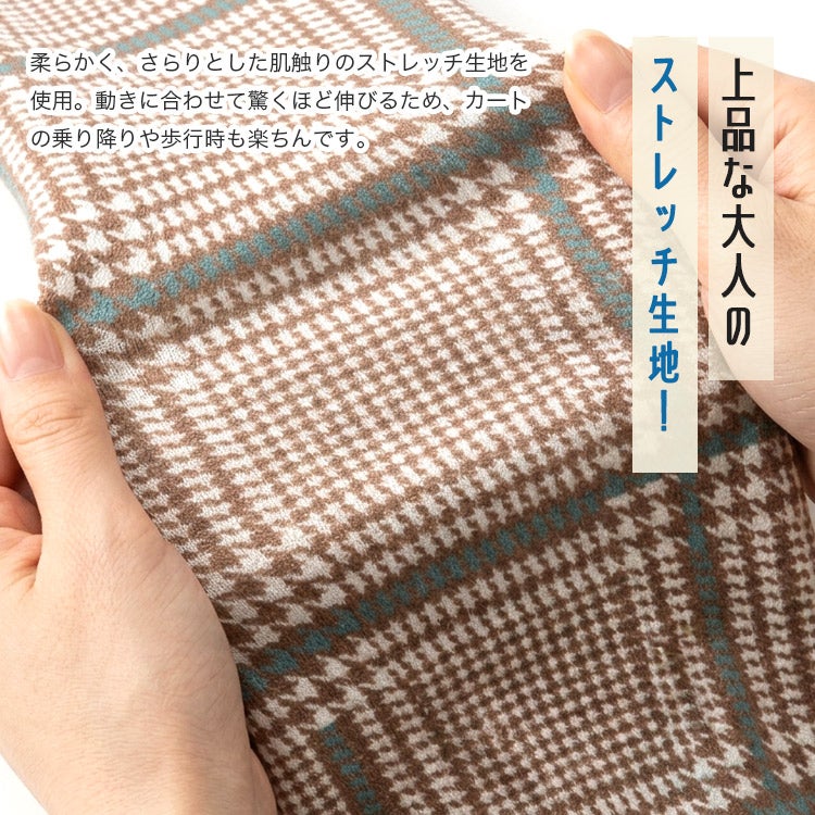 新作・送料無料】ゴルフウェア レディース グレンチェック柄モック 新作・送料無料】ゴルフウェア レディース グレンチェック柄モック