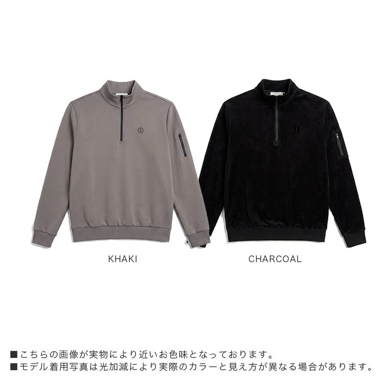 【新品未使用】サイズ4 メンズ ハーフジップブルゾン ラッセルノ1103 ハーフジップポケットブルゾン | キスオンザグリーン